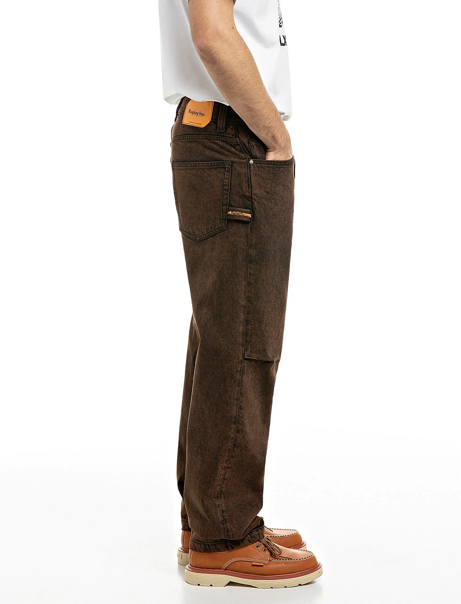 Replay - Trousers STRAIGHT - normale jeans - brown - 4