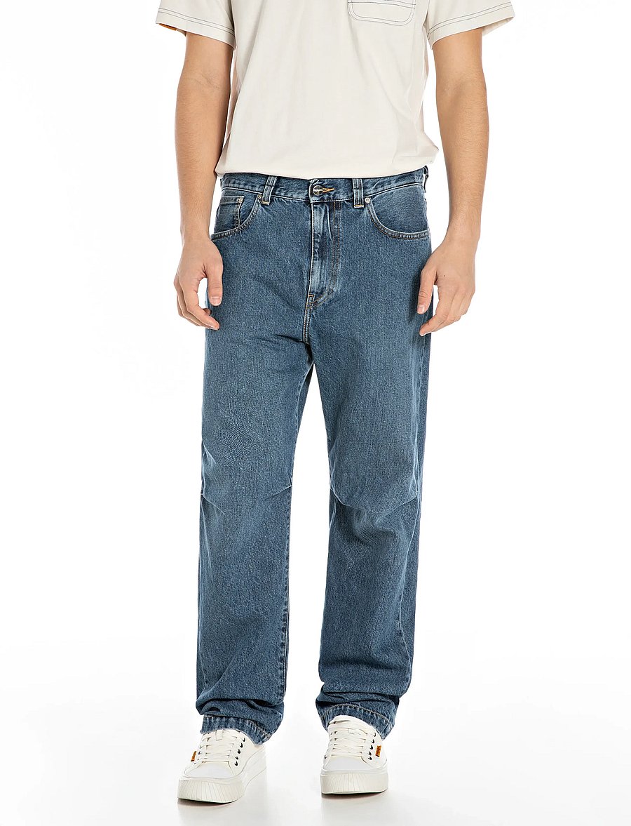 Replay - Trousers STRAIGHT - klassikalised teksad - blue - 0