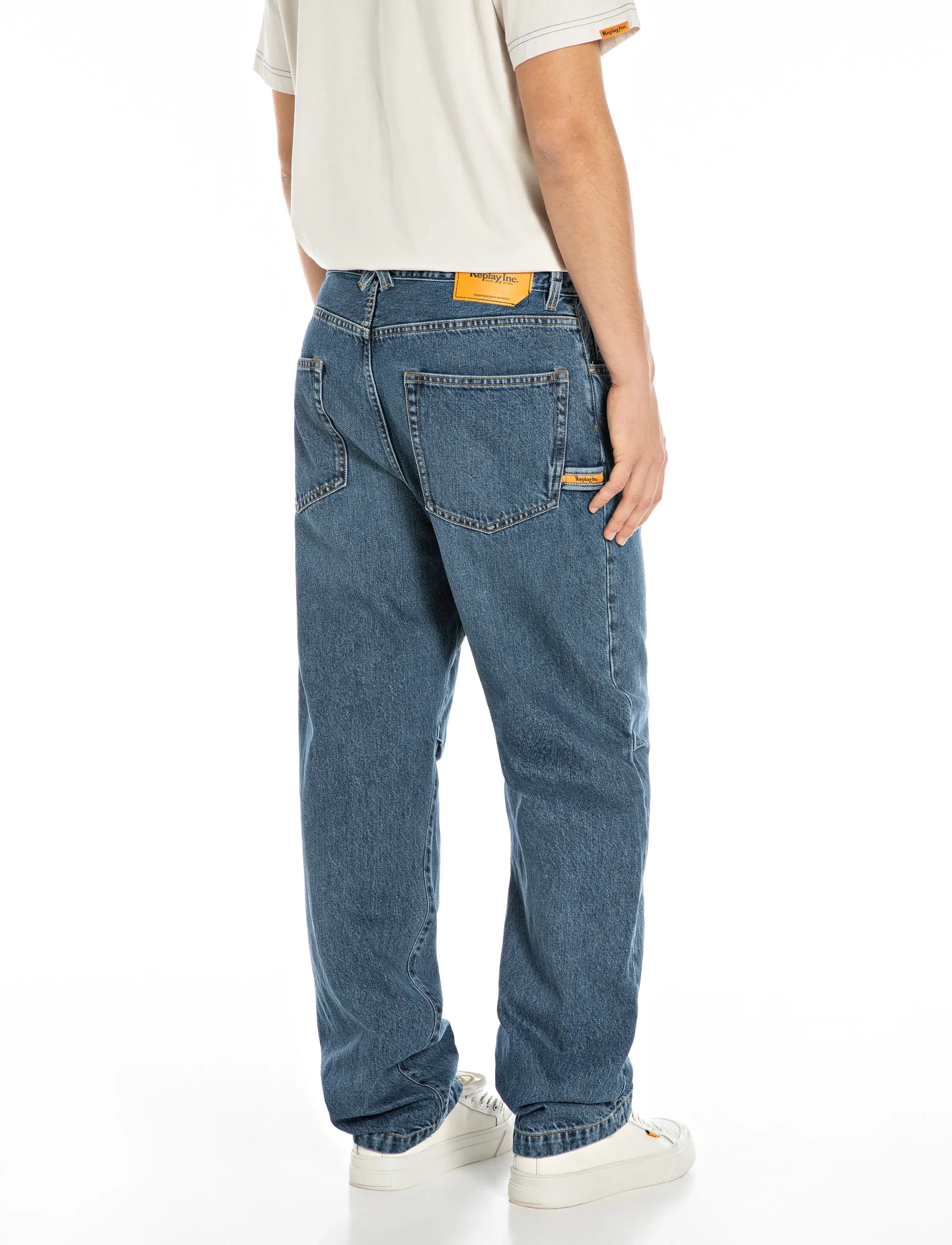 Replay - Trousers STRAIGHT - blue - 3