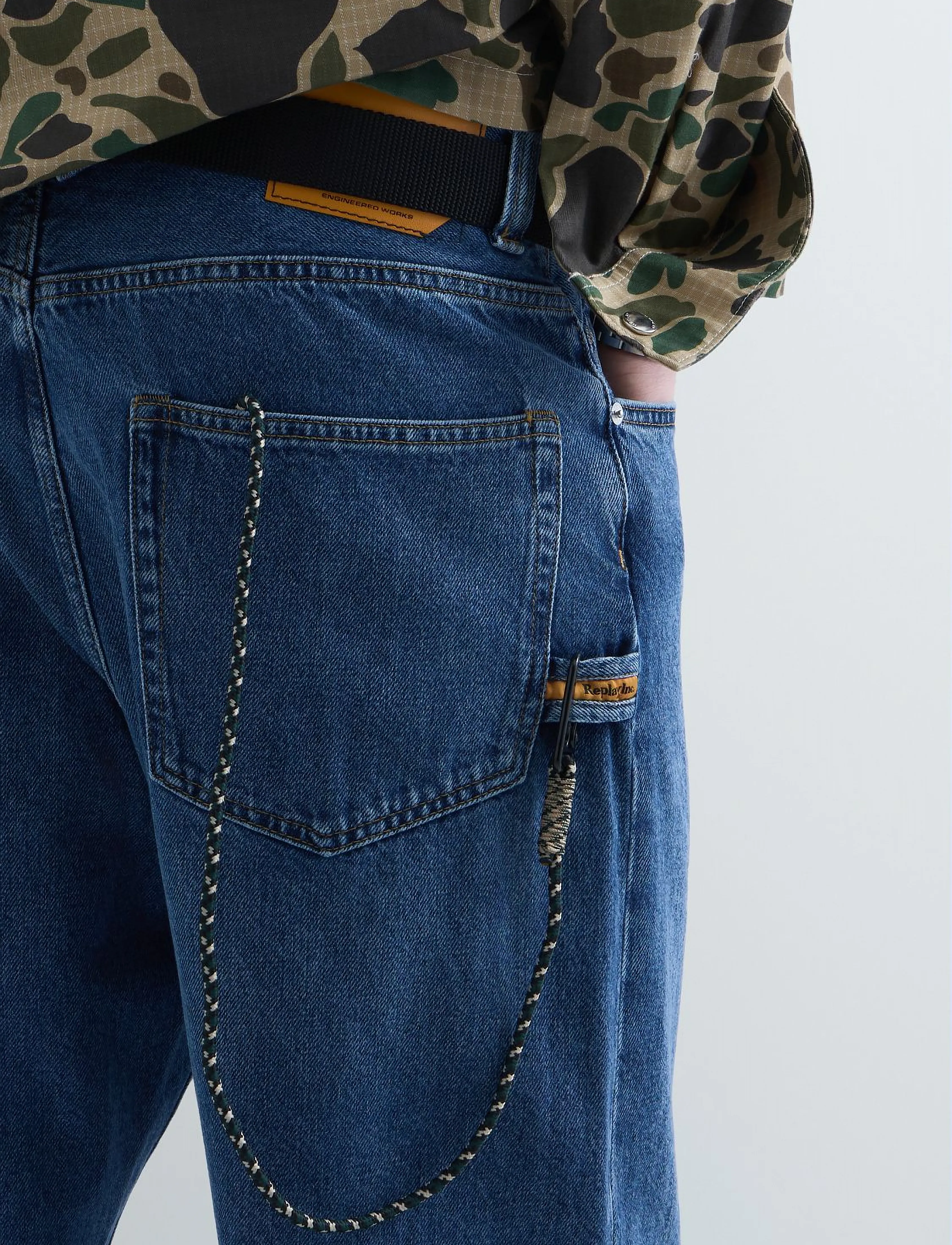 REPLAY Trousers Straight casual byxor herr – bild 9