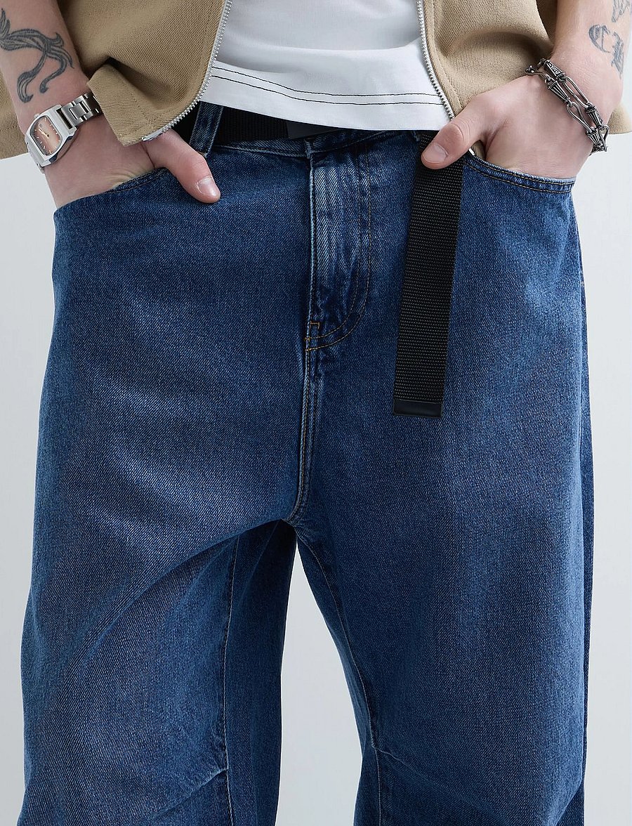 Replay - Trousers BAGGY - loose jeans - blue - 5