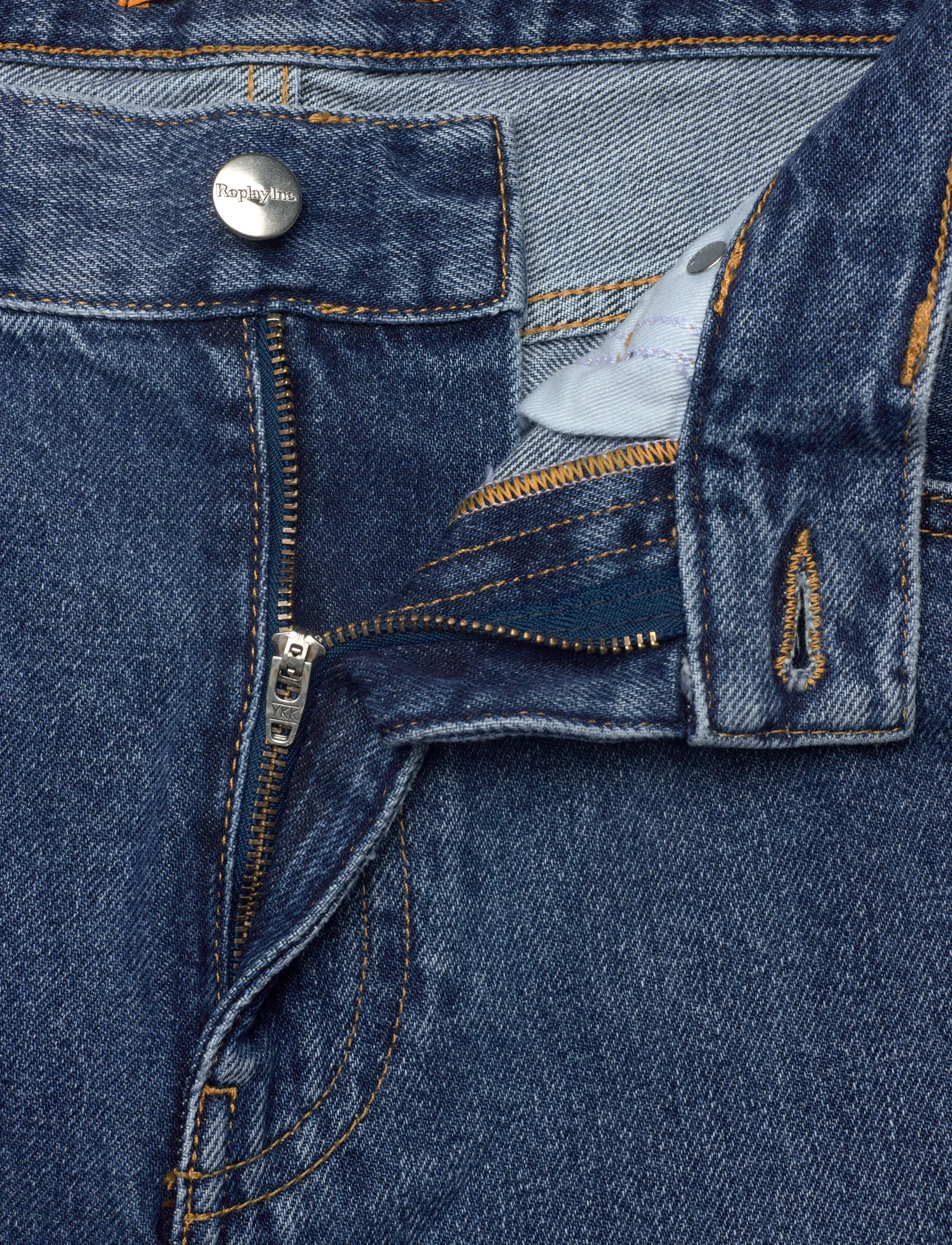 Replay - Trousers BAGGY - bukser & jeans - blue - 3