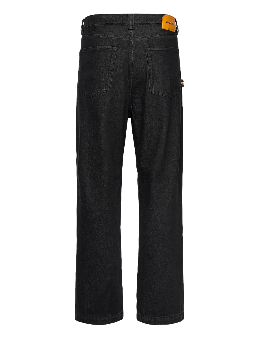 Replay - Trousers BAGGY - weite jeans - black - 2