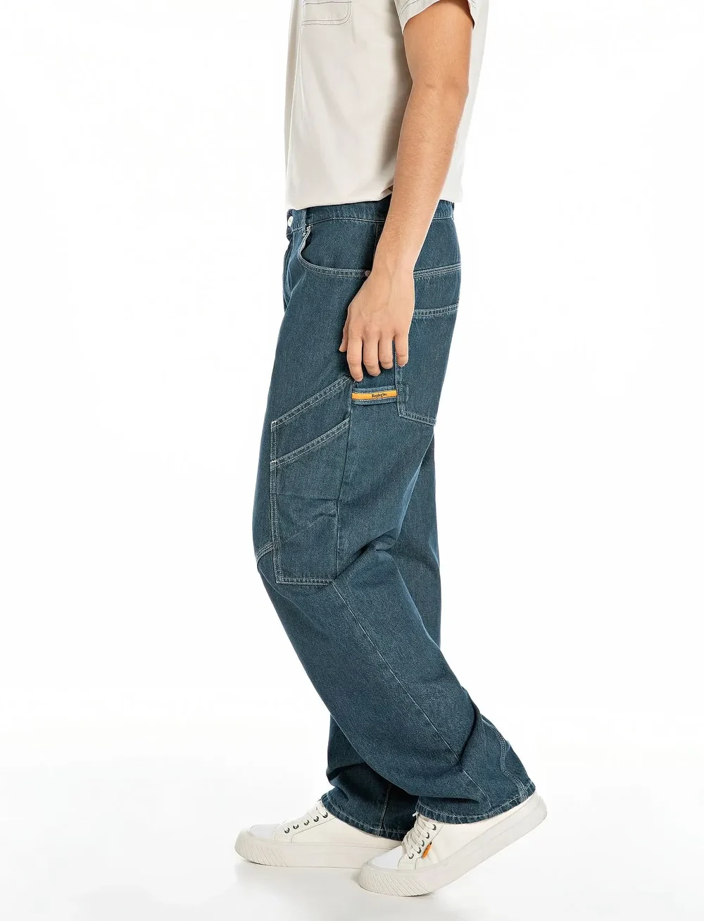 Replay - Trousers - loose jeans - blue - 4