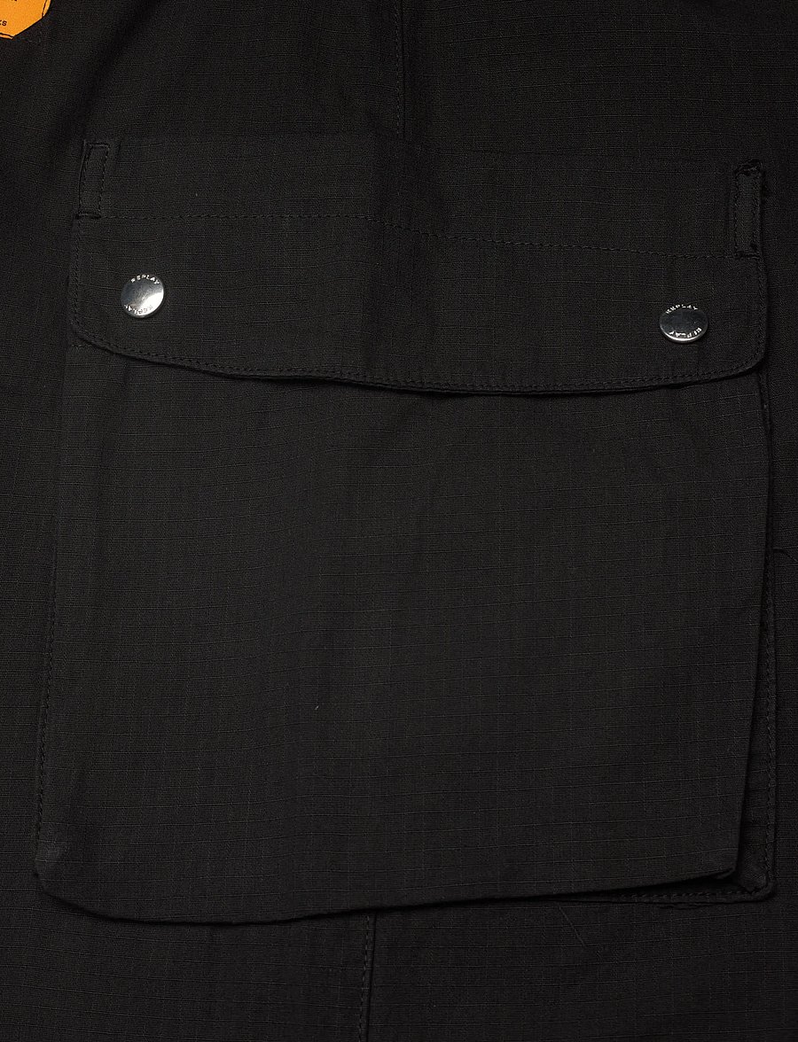 Replay - Trousers - cargohose - black - 3
