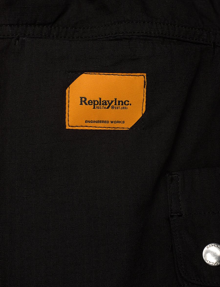 Replay - Trousers - cargohose - black - 4