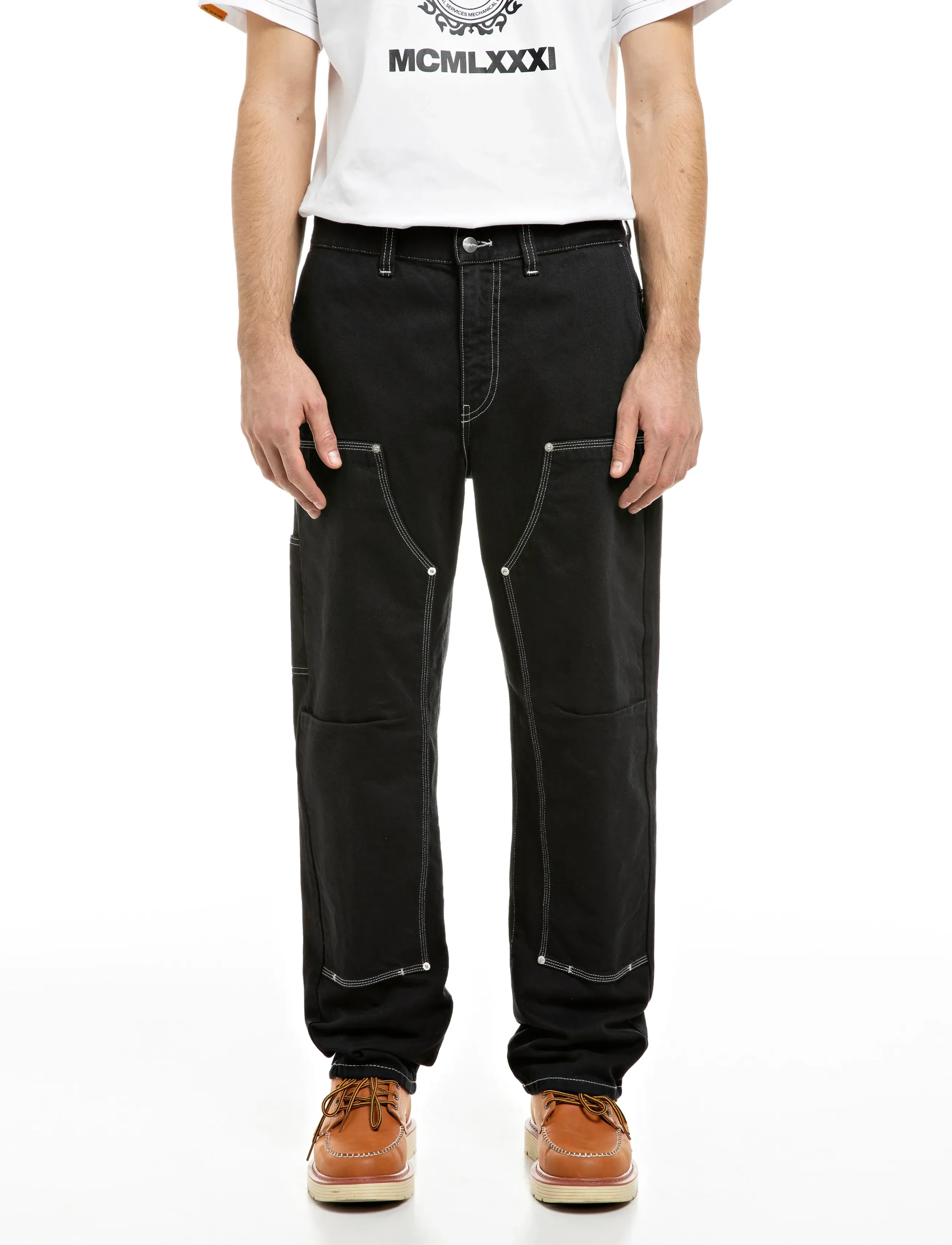 Replay - Trousers STRAIGHT - bukser & jeans - black - 0