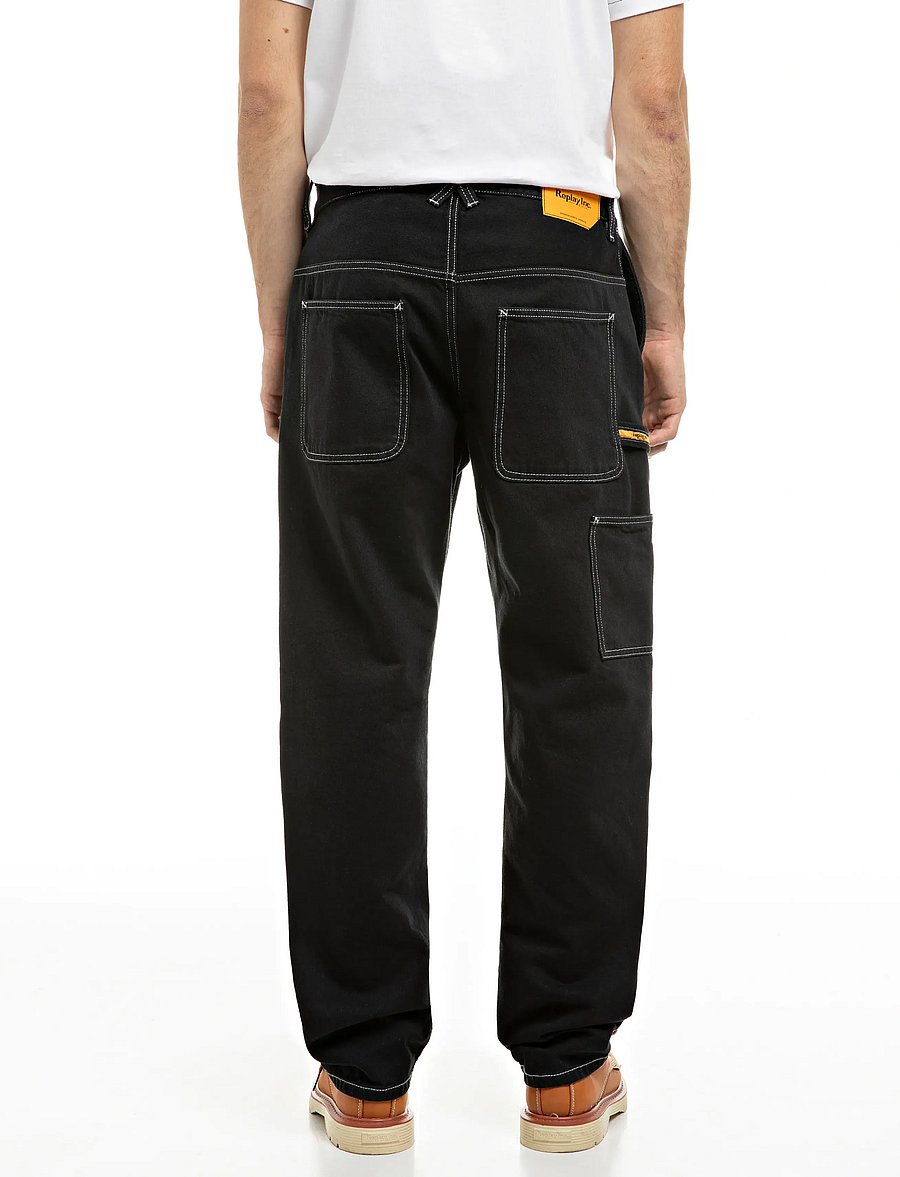 Replay - Trousers STRAIGHT - normale jeans - black - 3