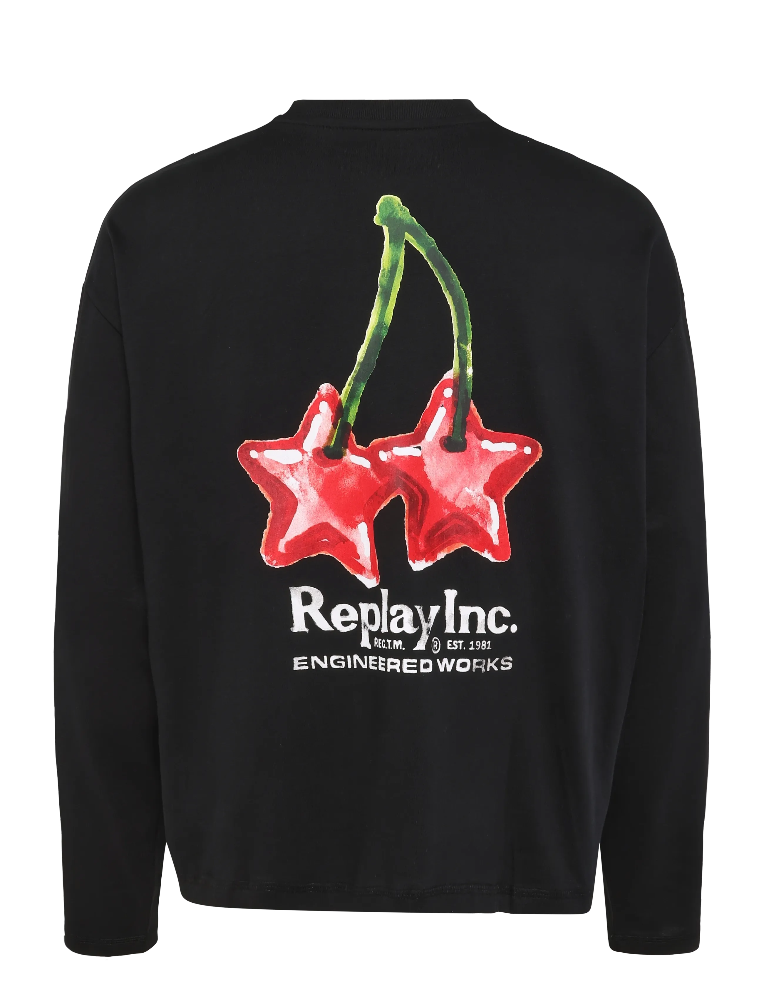 Replay - Long-sleeved t-shirt BOXY - black - 2