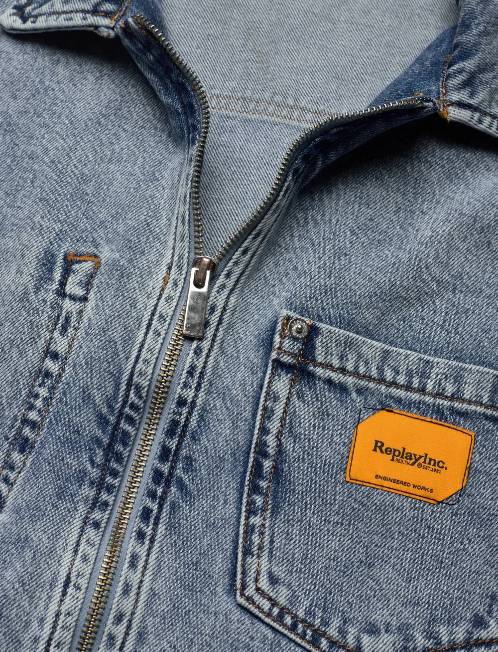 Replay - Shirt - jeansskjortor - blue - 2