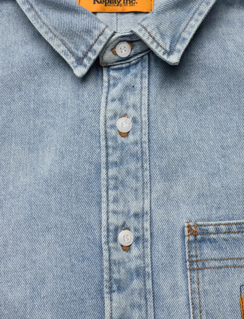 Replay - Shirt - jeansskjortor - blue - 2