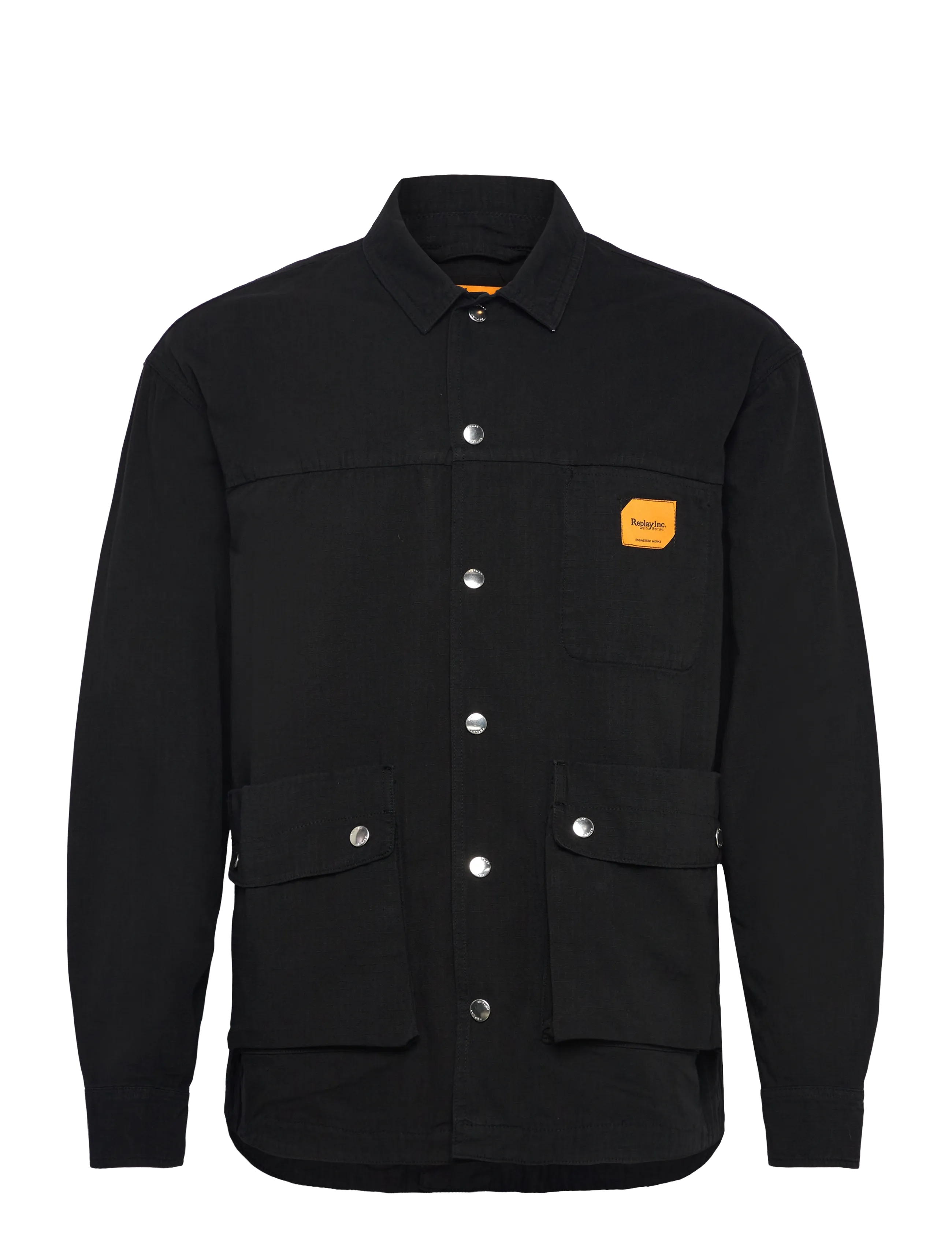 Replay Shirt, L, Shirts, Schwarz - Casual Männerswear