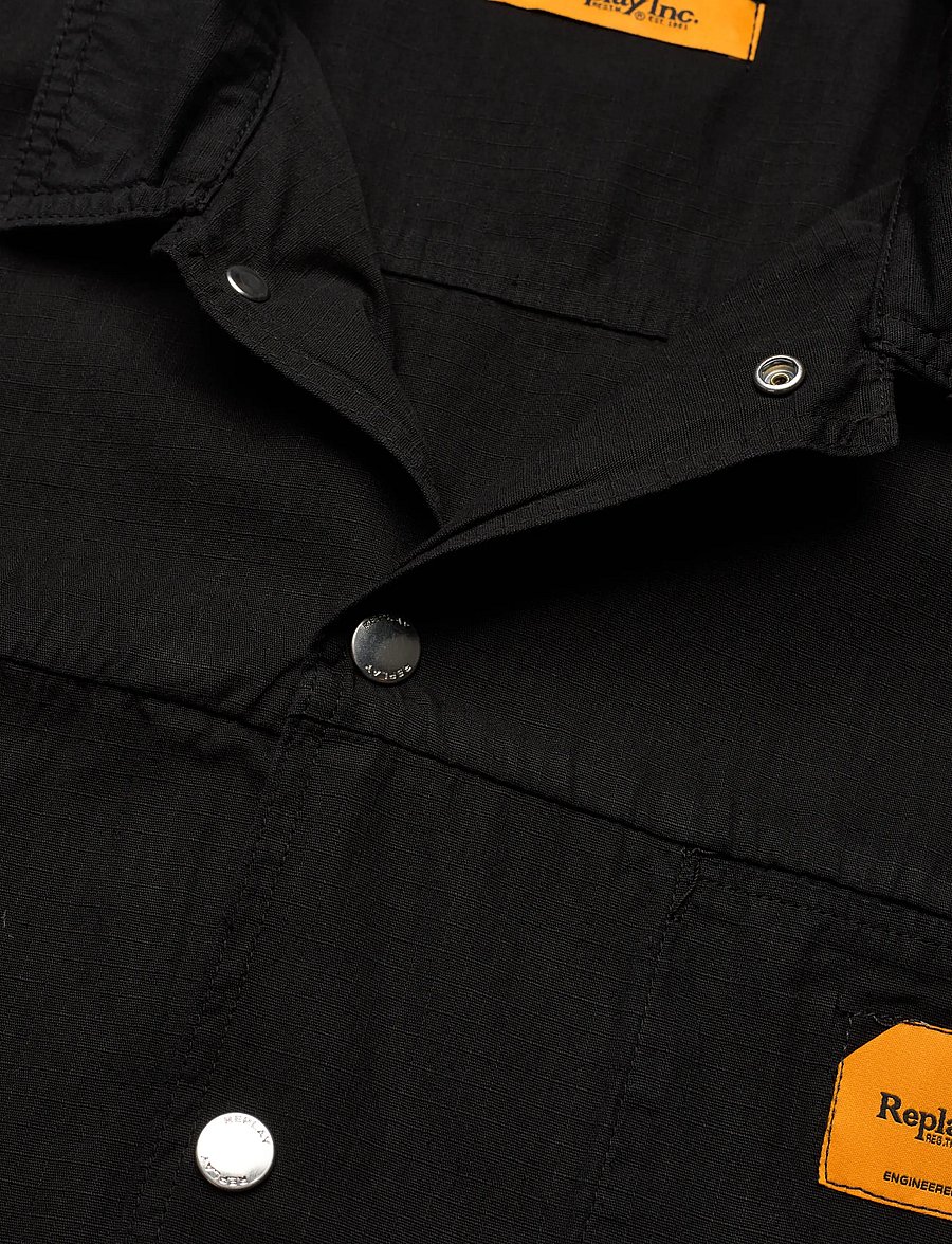 Replay - Shirt - rennot kauluspaidat - black - 2