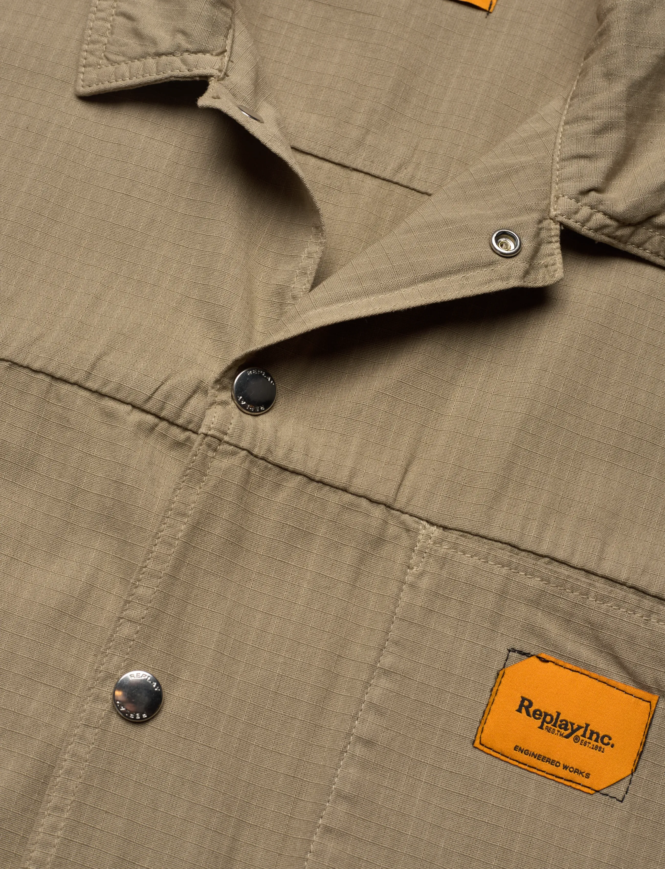Replay - Shirt - ikdienas krekli - khaki green - 4
