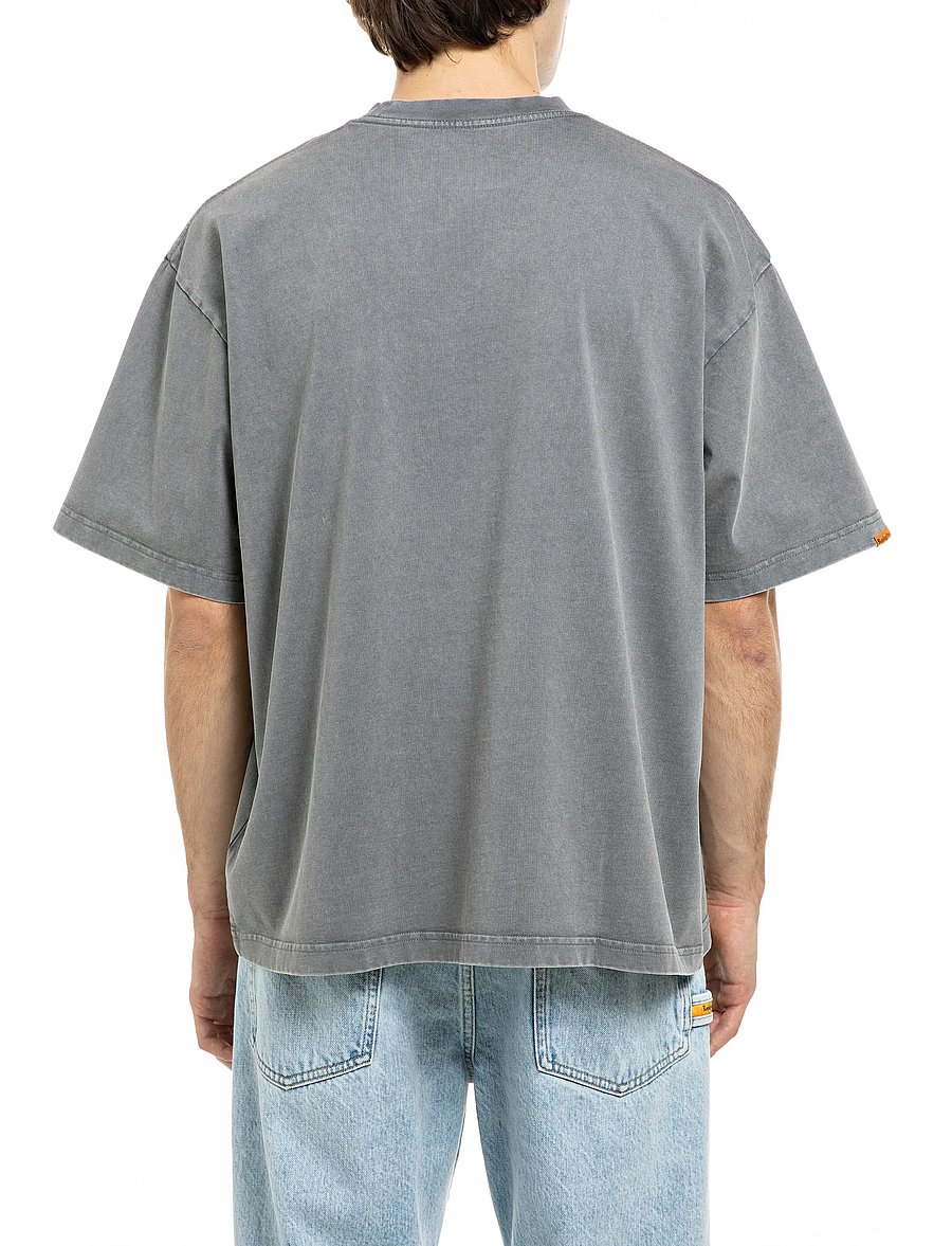 Replay - T-Shirt OVER - short-sleeved t-shirts - grey - 3