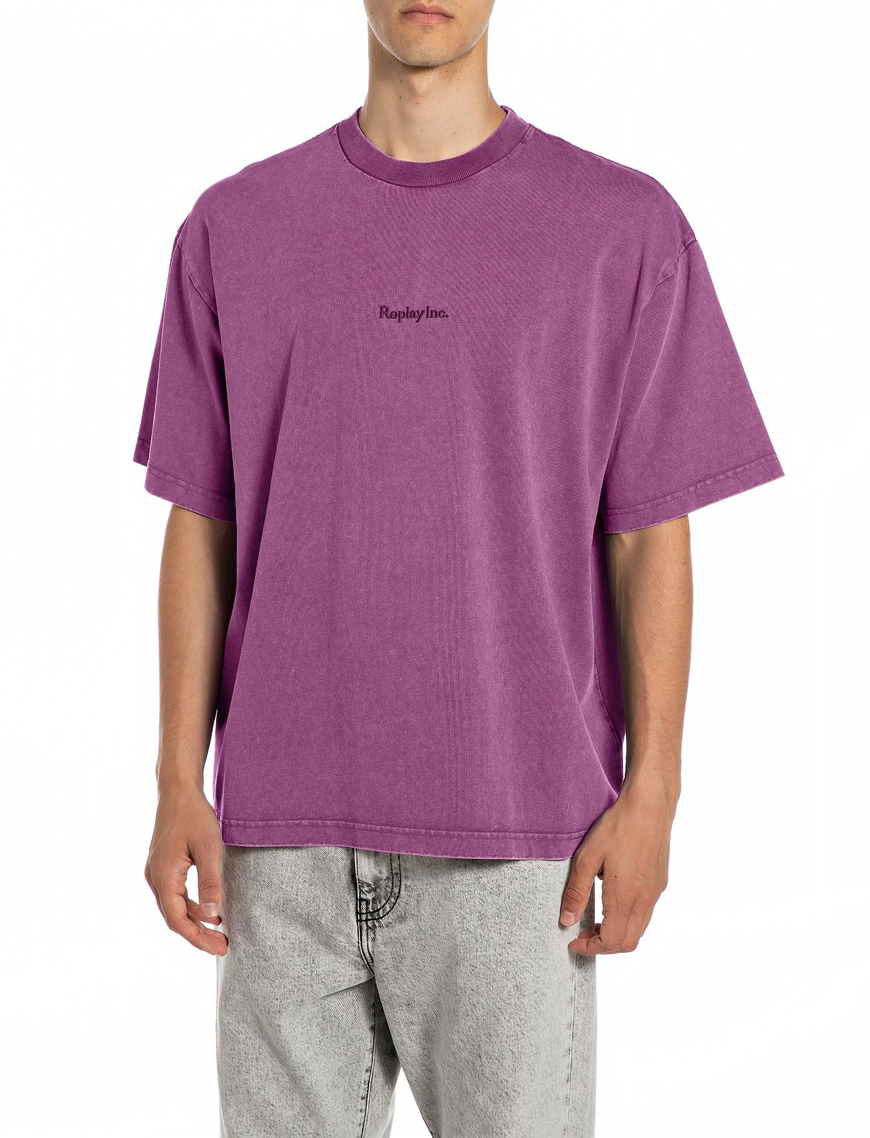 Replay T-Shirt OVER - T-särgid - PURPLE / purple