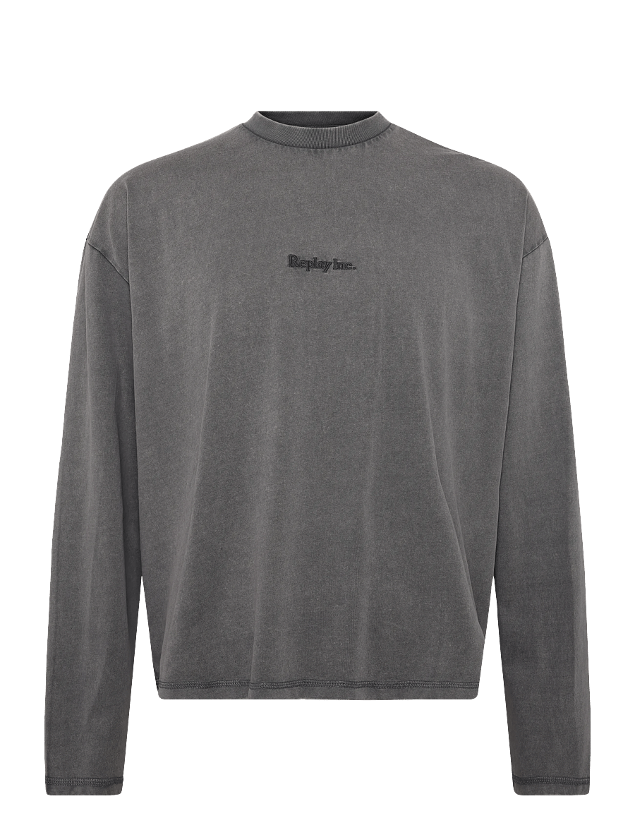 Replay - Long-sleeved t-shirt OVER - langærmede t-shirts - grey - 1