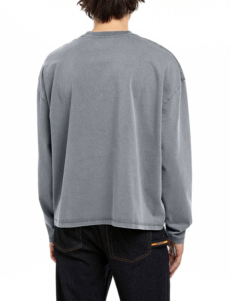 Replay - Long-sleeved t-shirt OVER - langærmede t-shirts - grey - 3
