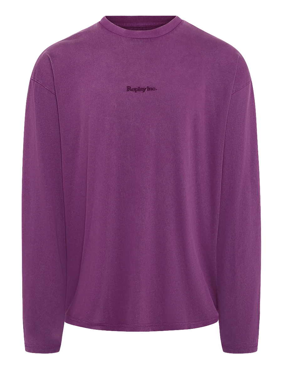 Replay - Long-sleeved t-shirt OVER - langærmede t-shirts - purple - 1