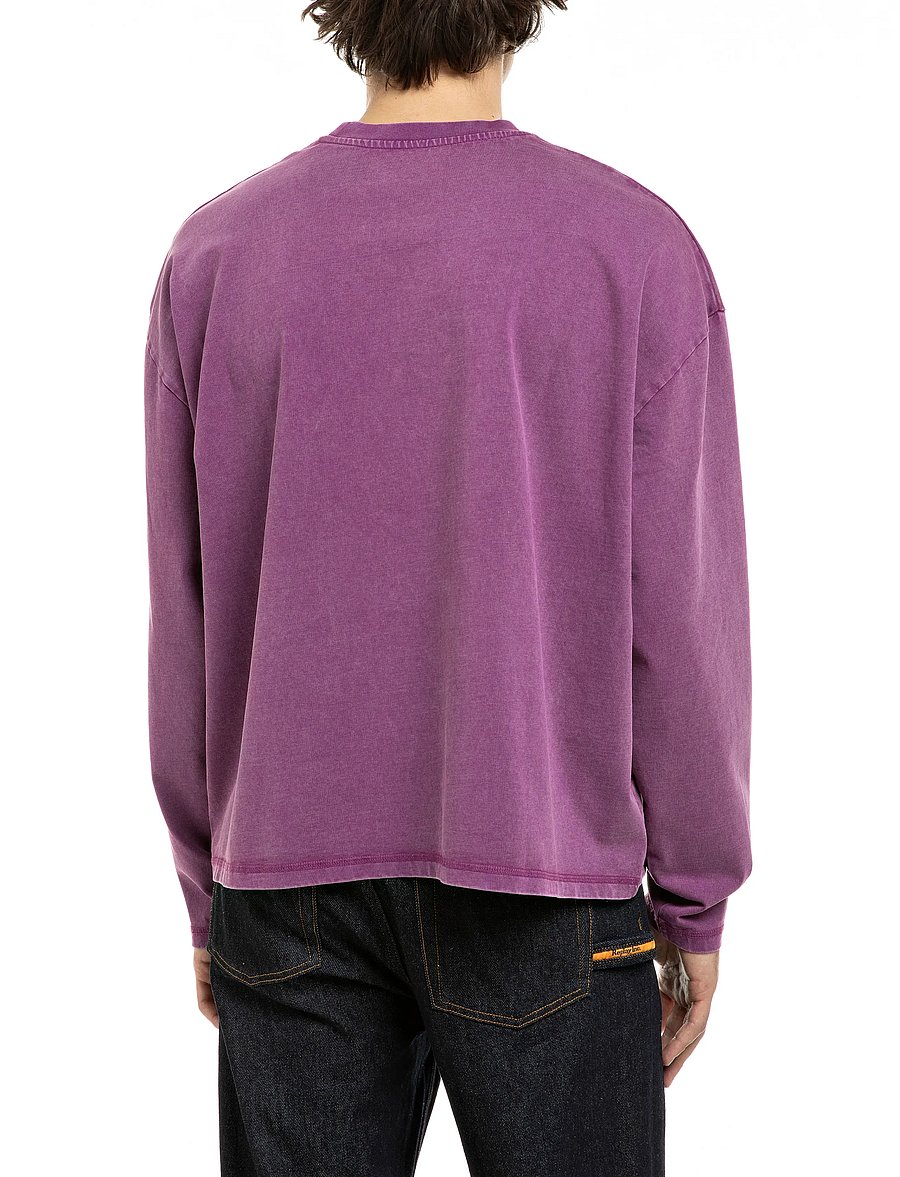 Replay - Long-sleeved t-shirt OVER - langærmede t-shirts - purple - 3
