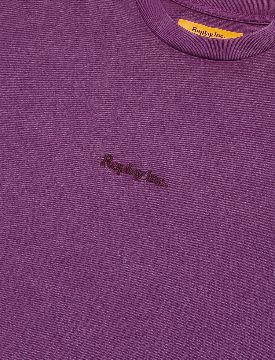Replay - Long-sleeved t-shirt OVER - langærmede t-shirts - purple - 4