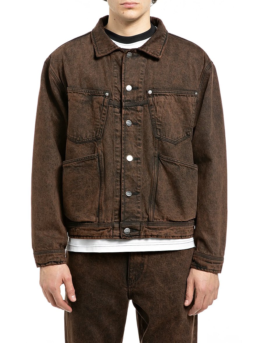 Replay - Jacket STRAIGHT - ungefütterte denimjacken - brown - 0