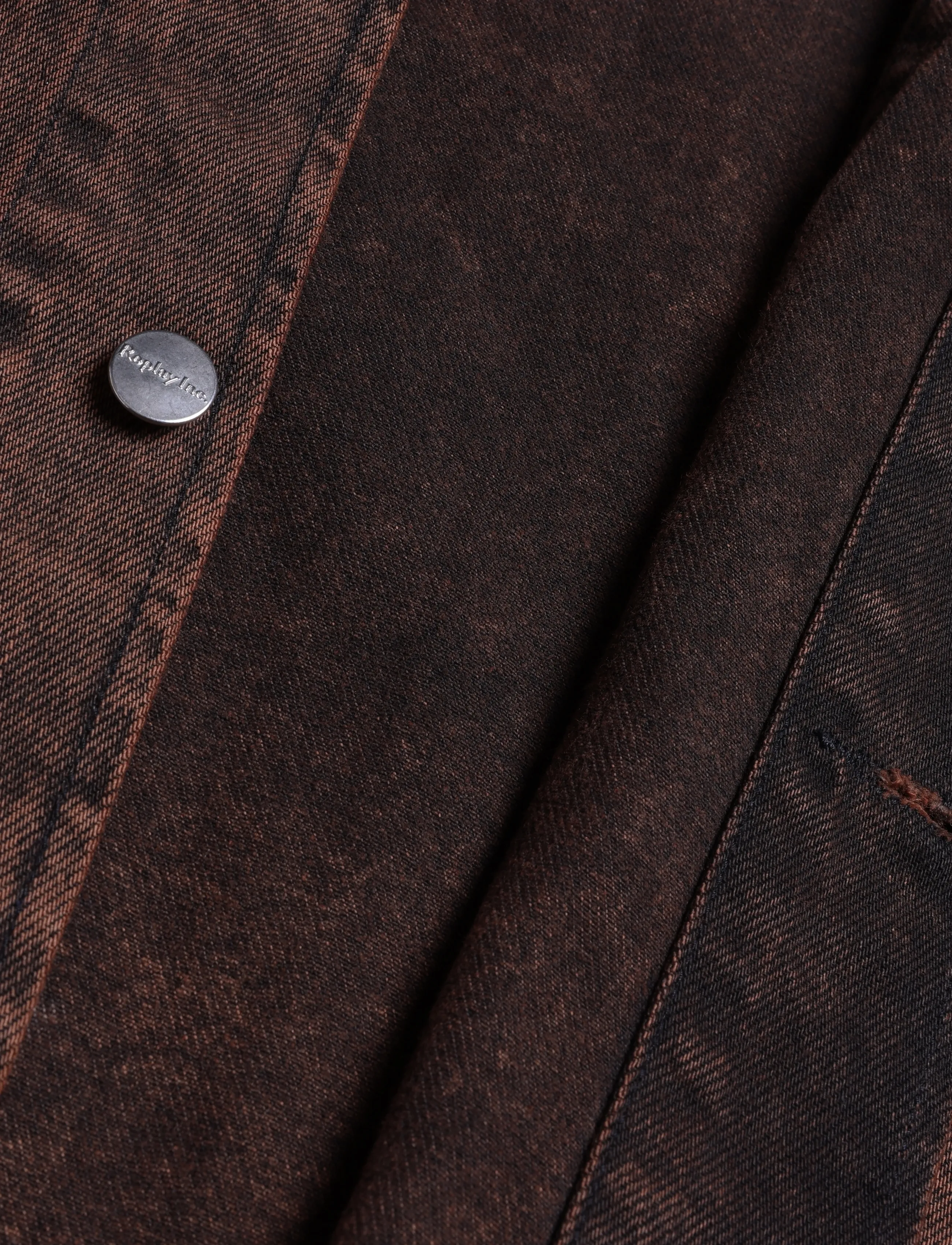 Replay - Jacket STRAIGHT - ungefütterte denimjacken - brown - 5