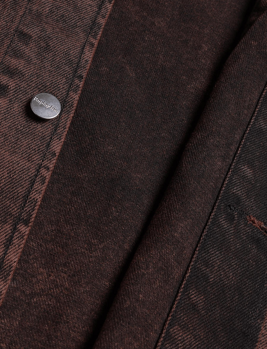 Replay - Jacket STRAIGHT - ungefütterte denimjacken - brown - 5
