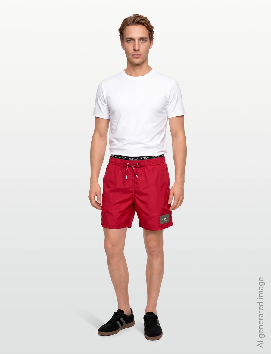 Replay - Boxer - badehose - red - 0