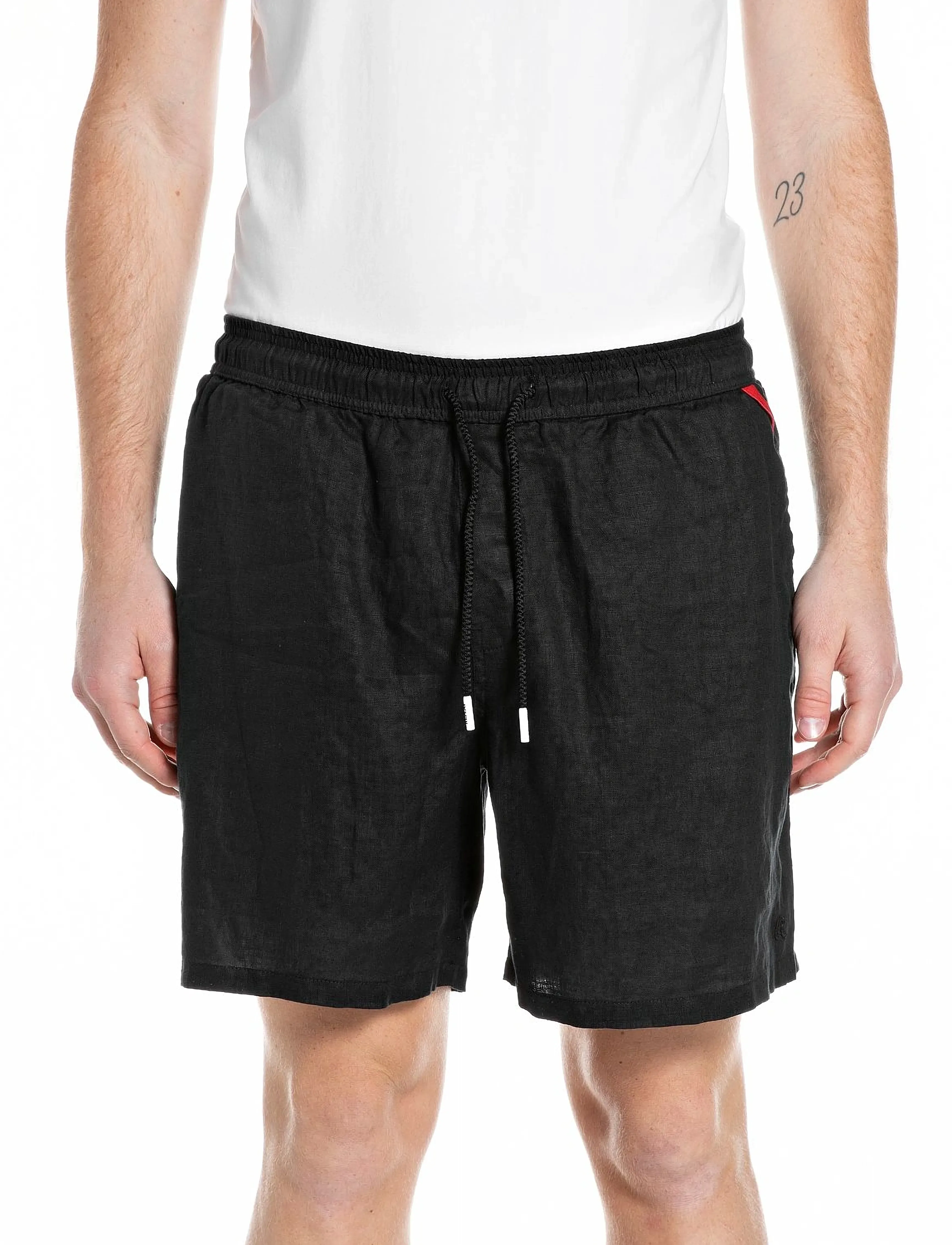Replay Boxer, Mænd, Boxer Badeshorts, Sort, Str: L