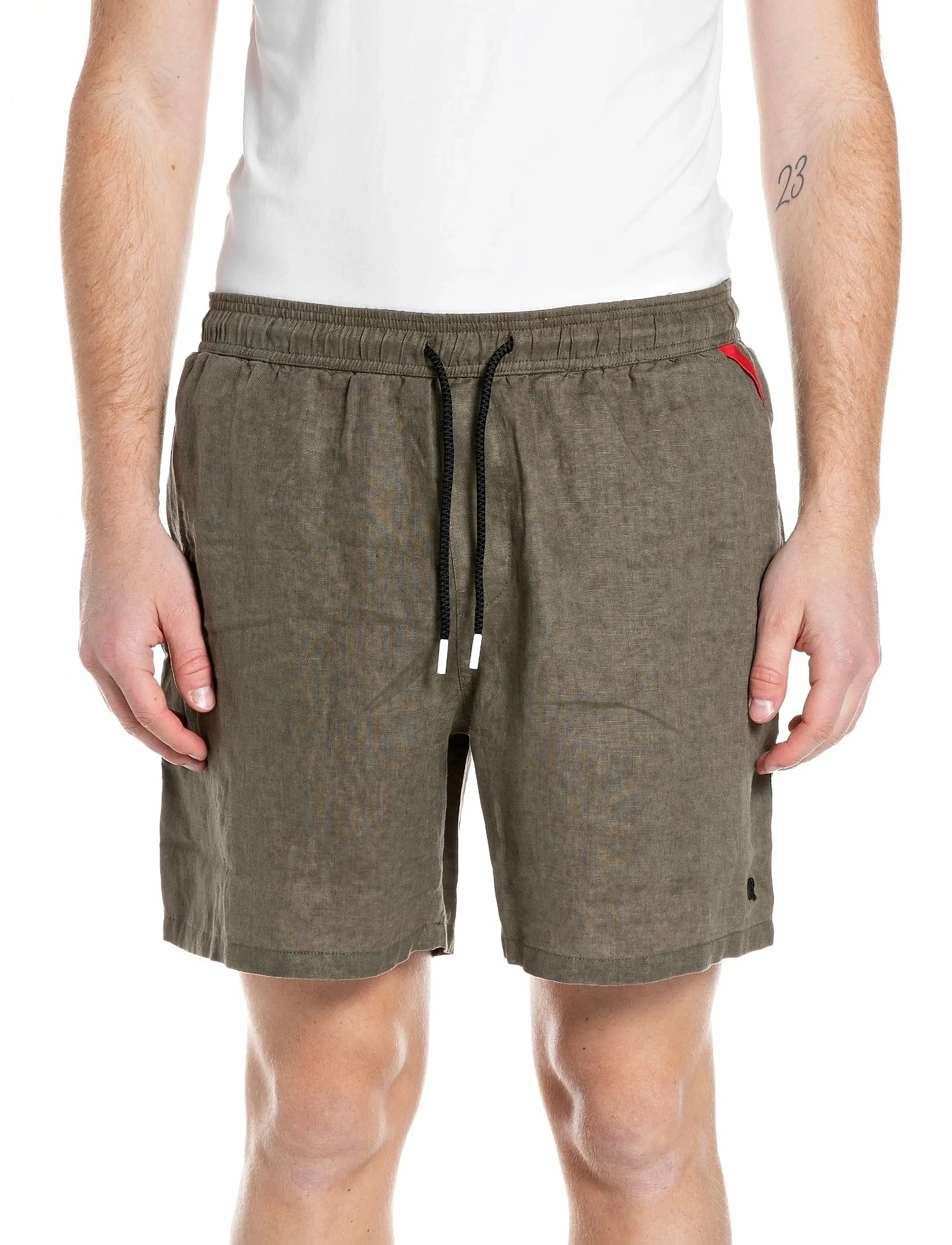 Replay Boxer, Mænd, Boxer Badeshorts, Kakigrøn, Str: XXL