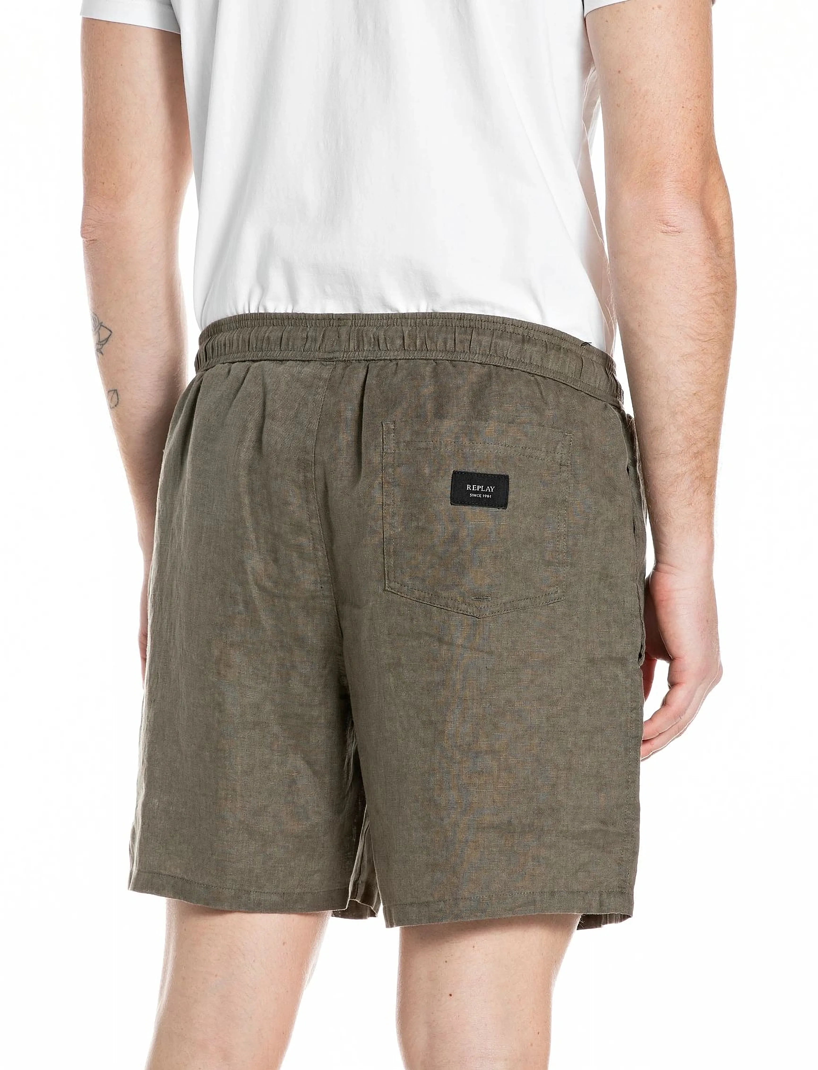 Replay - Boxer - badehose - khaki green - 3