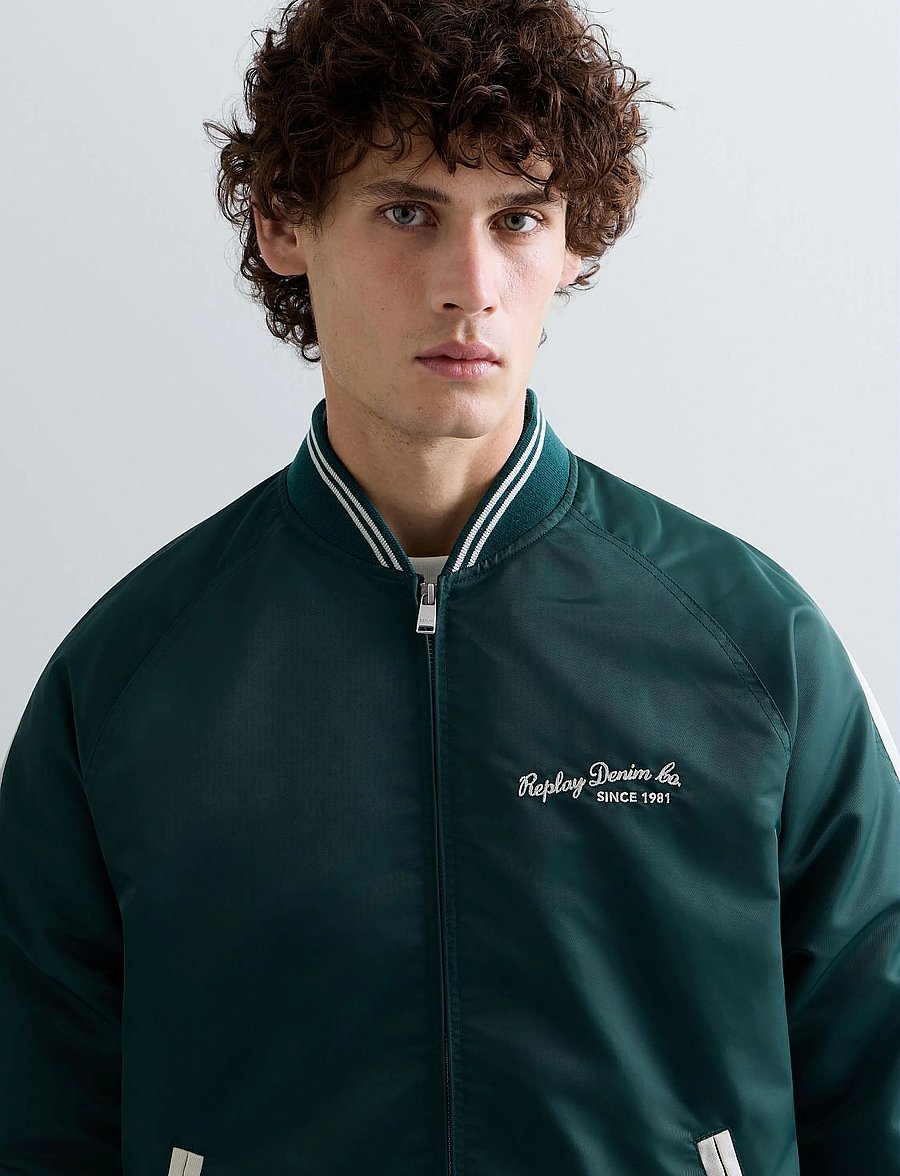 Replay - Jacket REGULAR - varsity jackor - green - 5