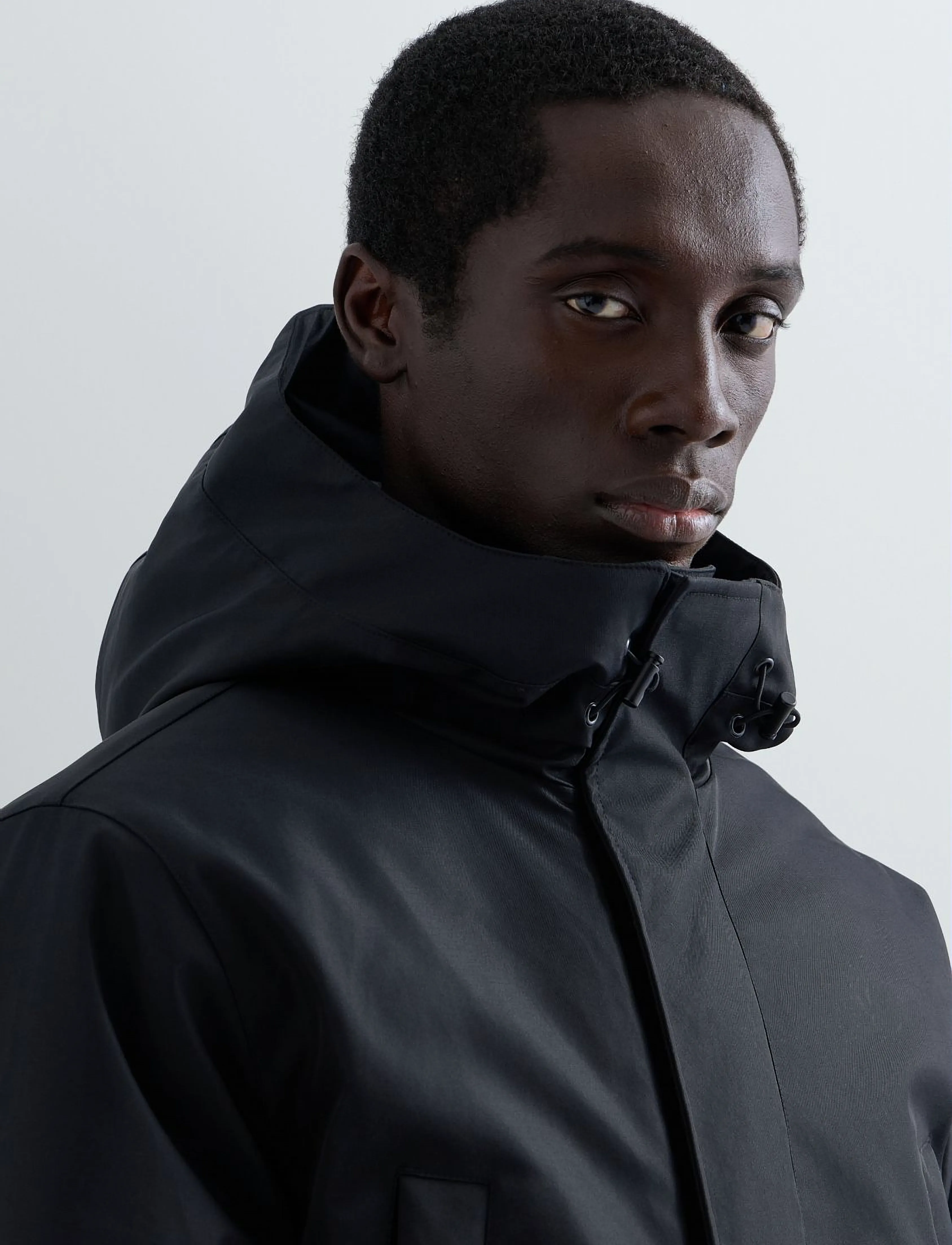 Replay - Jacket RELAXED REGULAR - talvejoped - black - 5