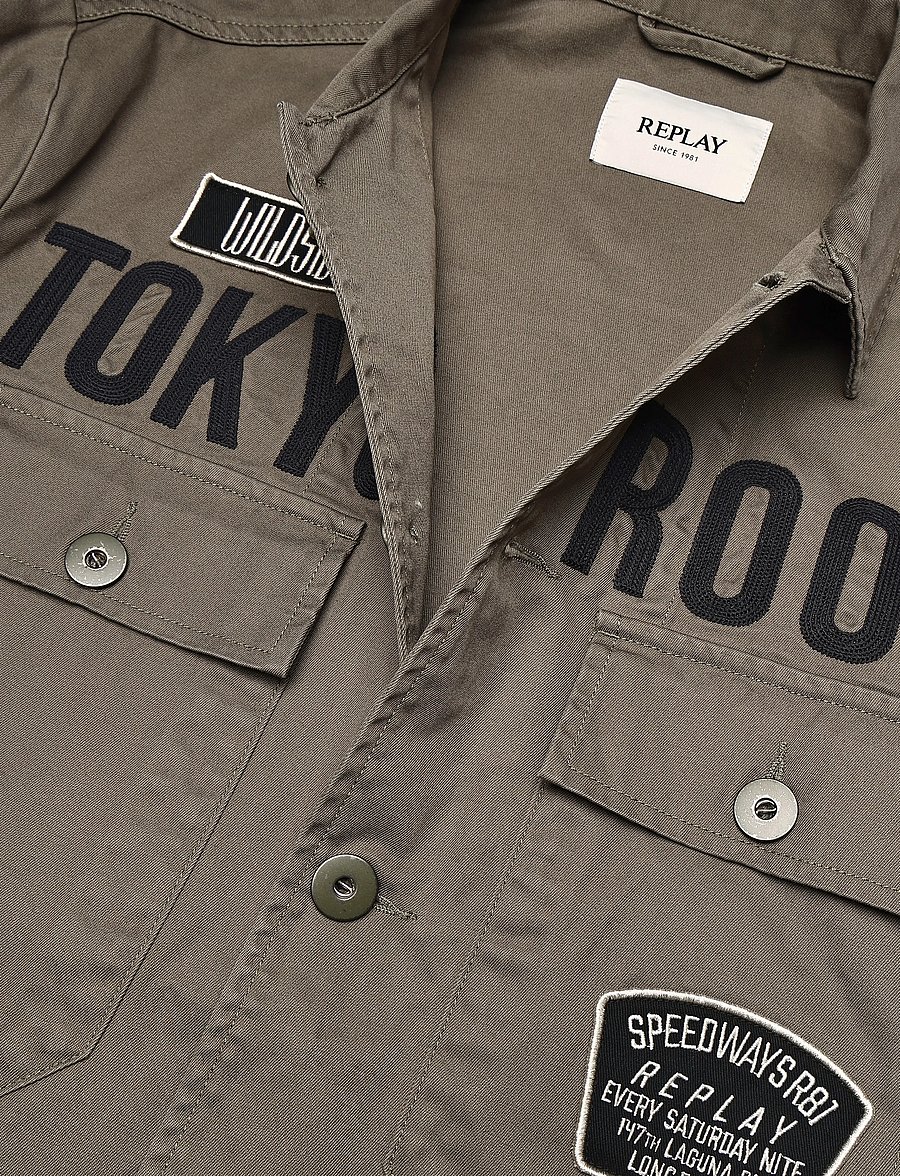 Replay - Jacket REGULAR - frühlingsjacken - green - 4