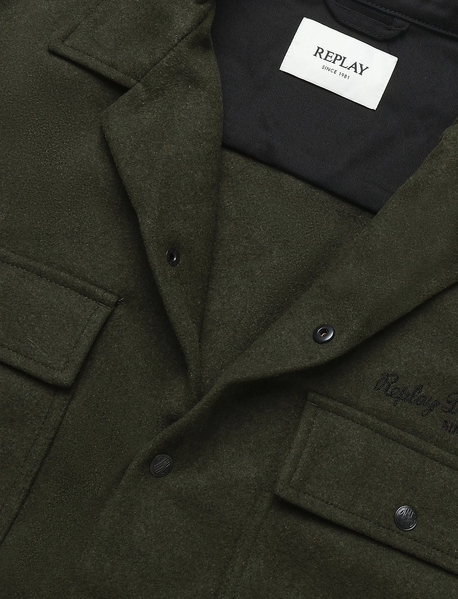 Replay - Jacket REGULAR - talvejoped - green - 4