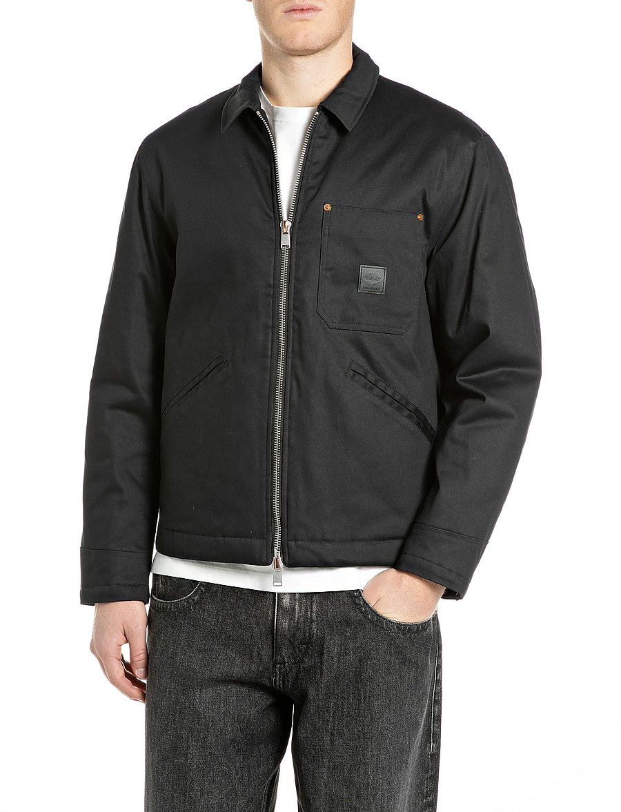 Replay - Jacket REGULAR - talvejoped - black - 0