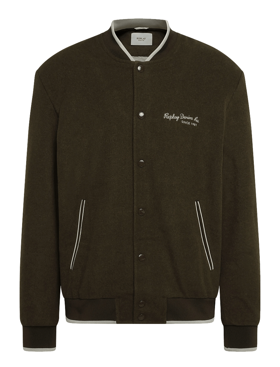 Replay - Jacket REGULAR - collegejackor - brown - 1