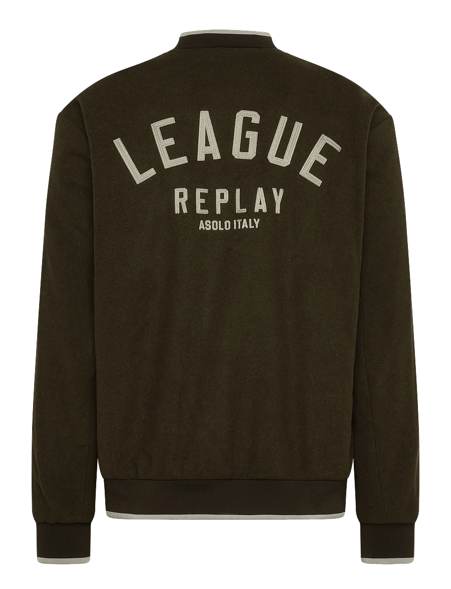 Replay - Jacket REGULAR - collegejackor - brown - 2