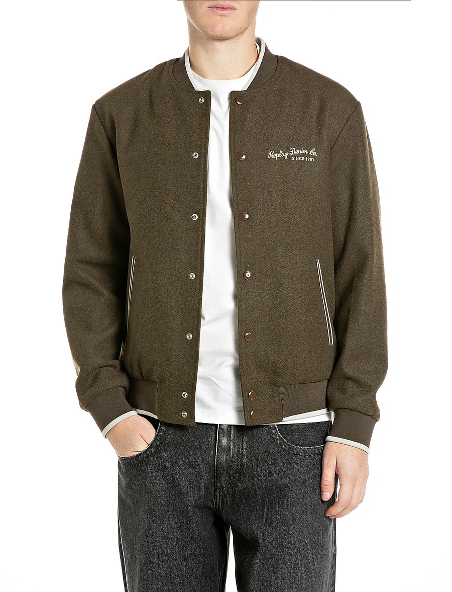 Replay - Jacket REGULAR - collegejackor - brown - 0