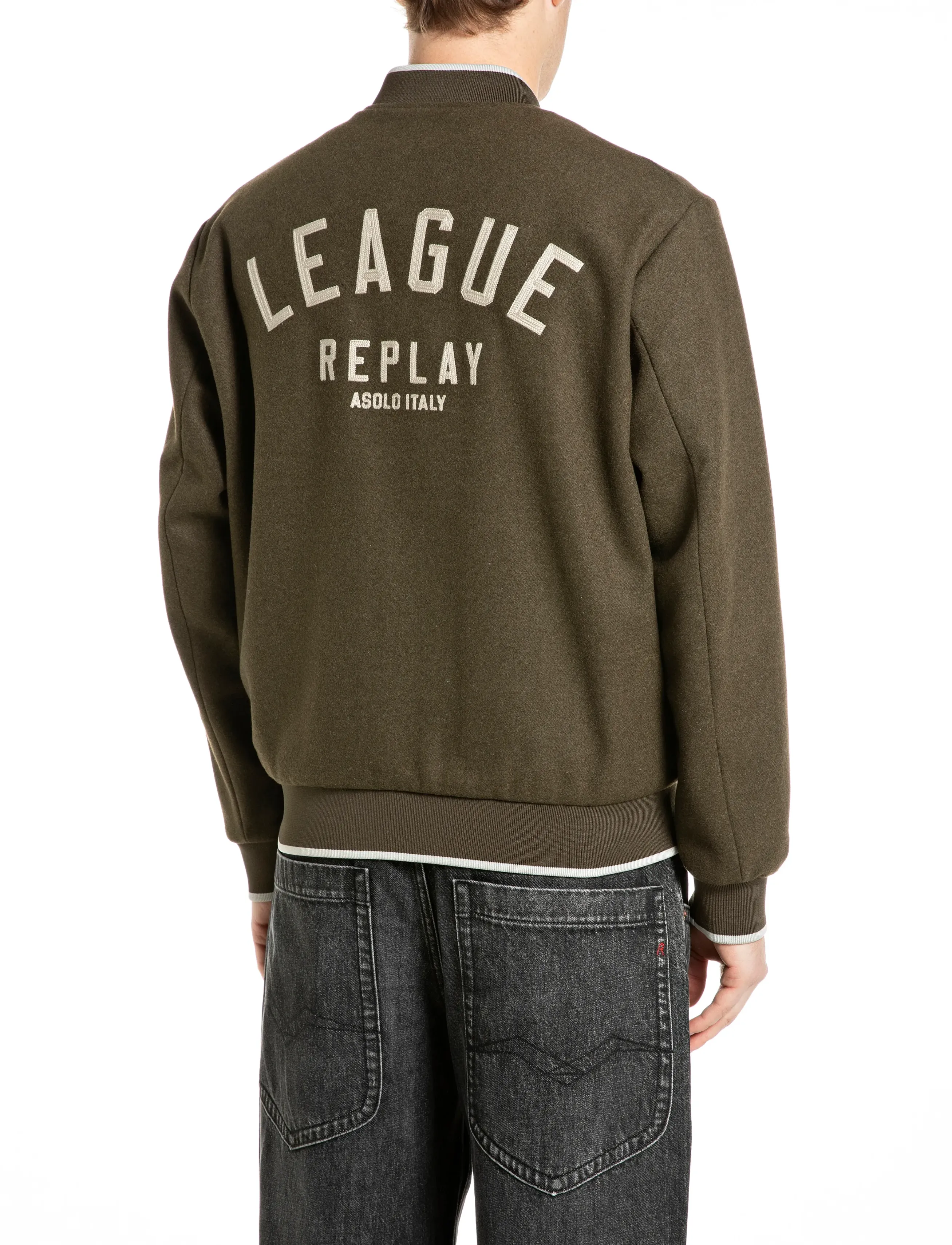 Replay - Jacket REGULAR - collegejackor - brown - 3