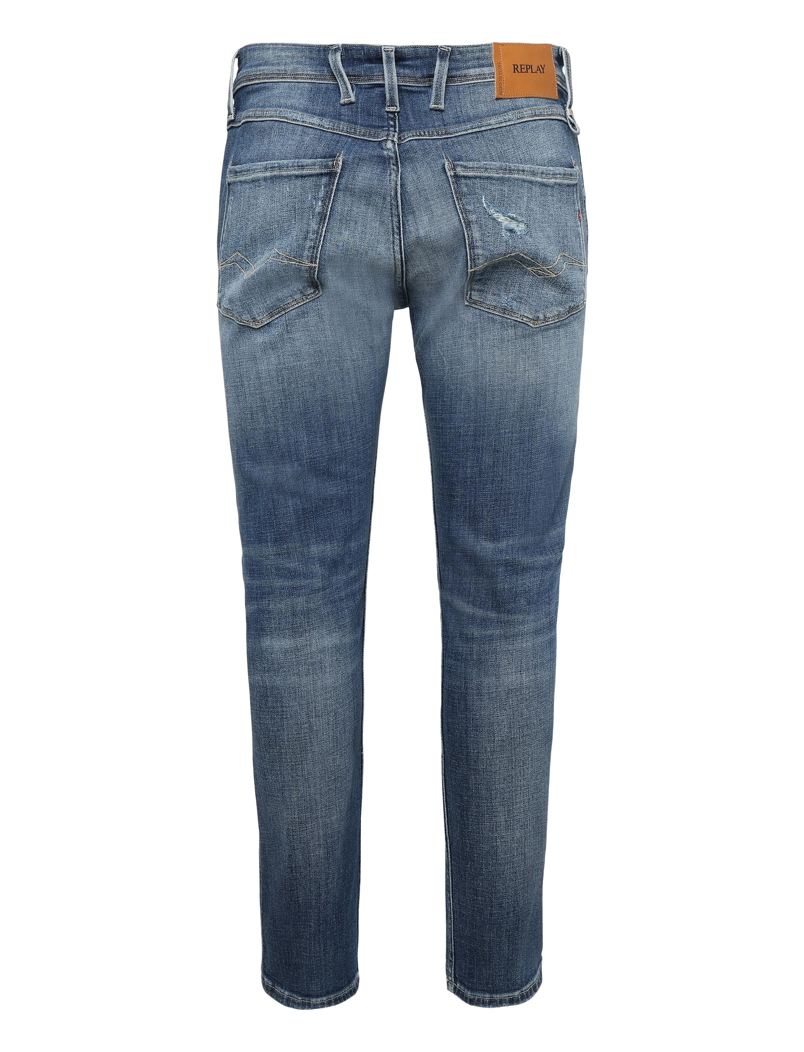 Replay - ANBASS Trousers SLIM AGED,Sustainable - slim fit jeans - blue - 2