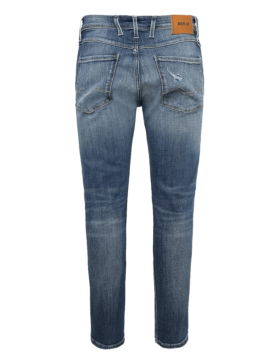 Replay - ANBASS Trousers SLIM AGED,Sustainable - slim fit jeans - blue - 2