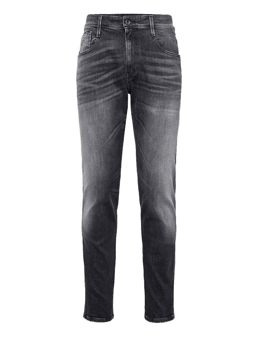 Replay - ANBASS Trousers SLIM AGED,Sustainable - kitsad teksad - grey - 1