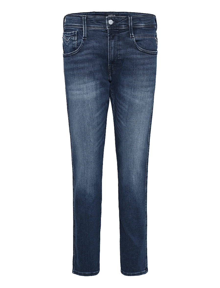 Replay - ANBASS Trousers SLIM C-Stretch - slim-fit jeans - blue - 1