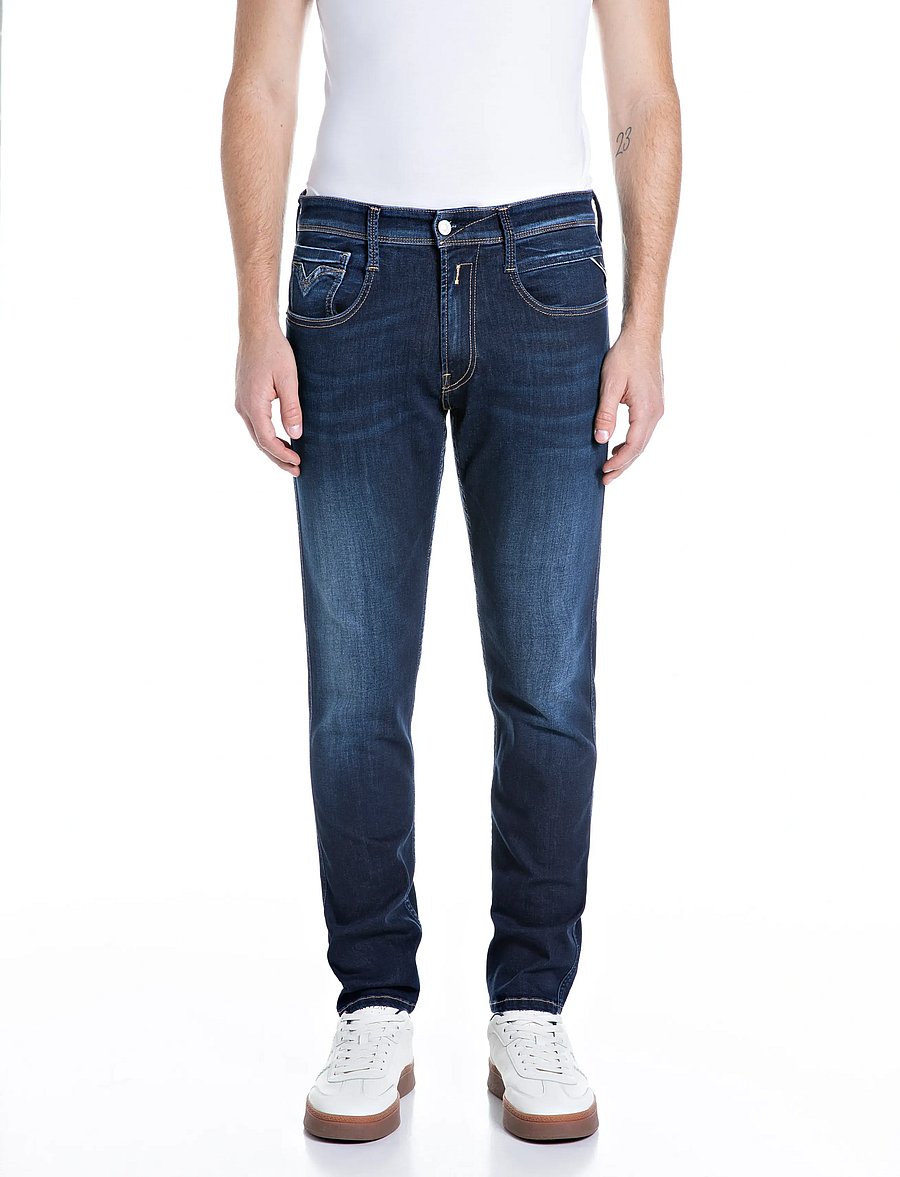 Replay - ANBASS Trousers SLIM 99 Denim - slim jeans - blue - 0