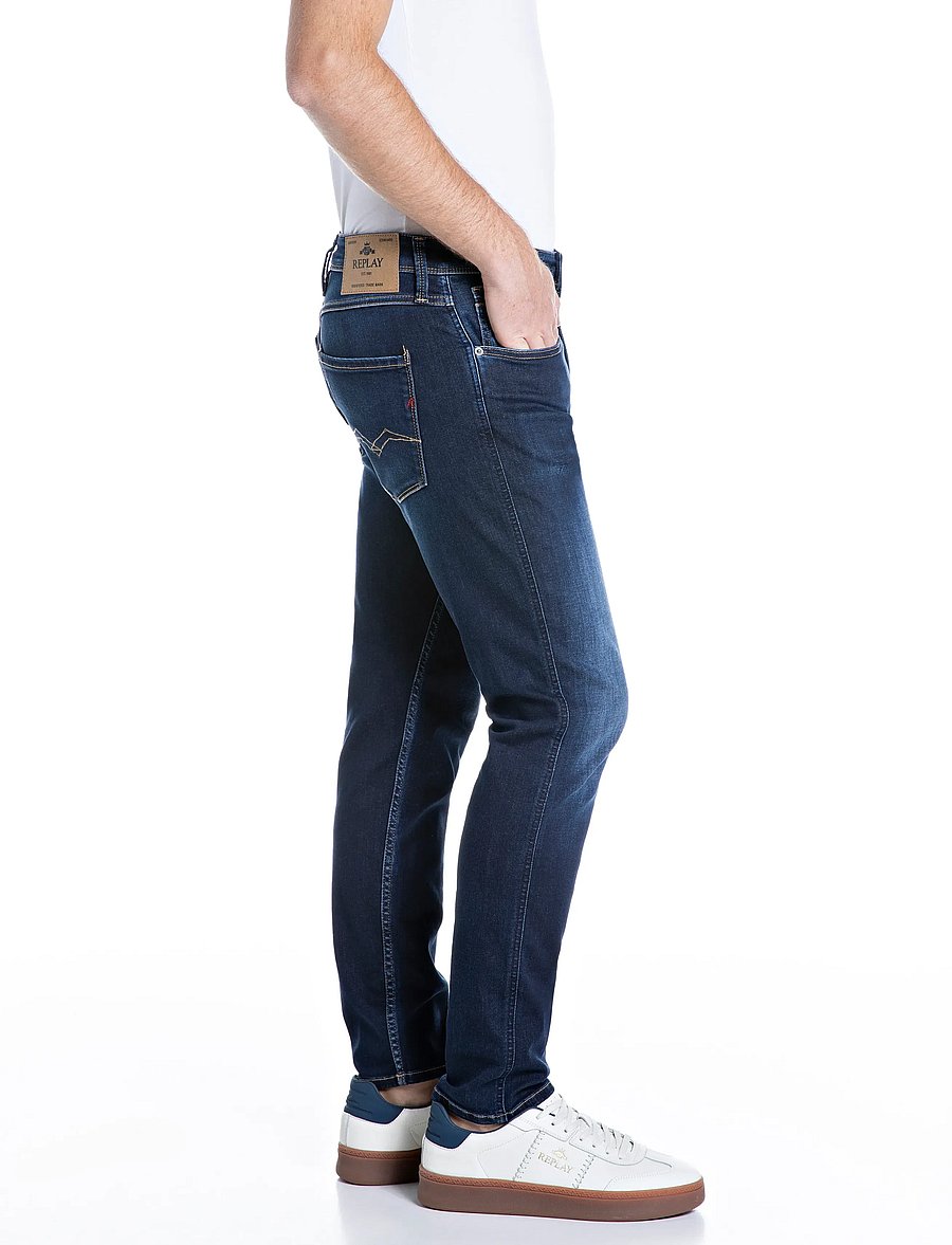 Replay - ANBASS Trousers SLIM 99 Denim - slim jeans - blue - 4