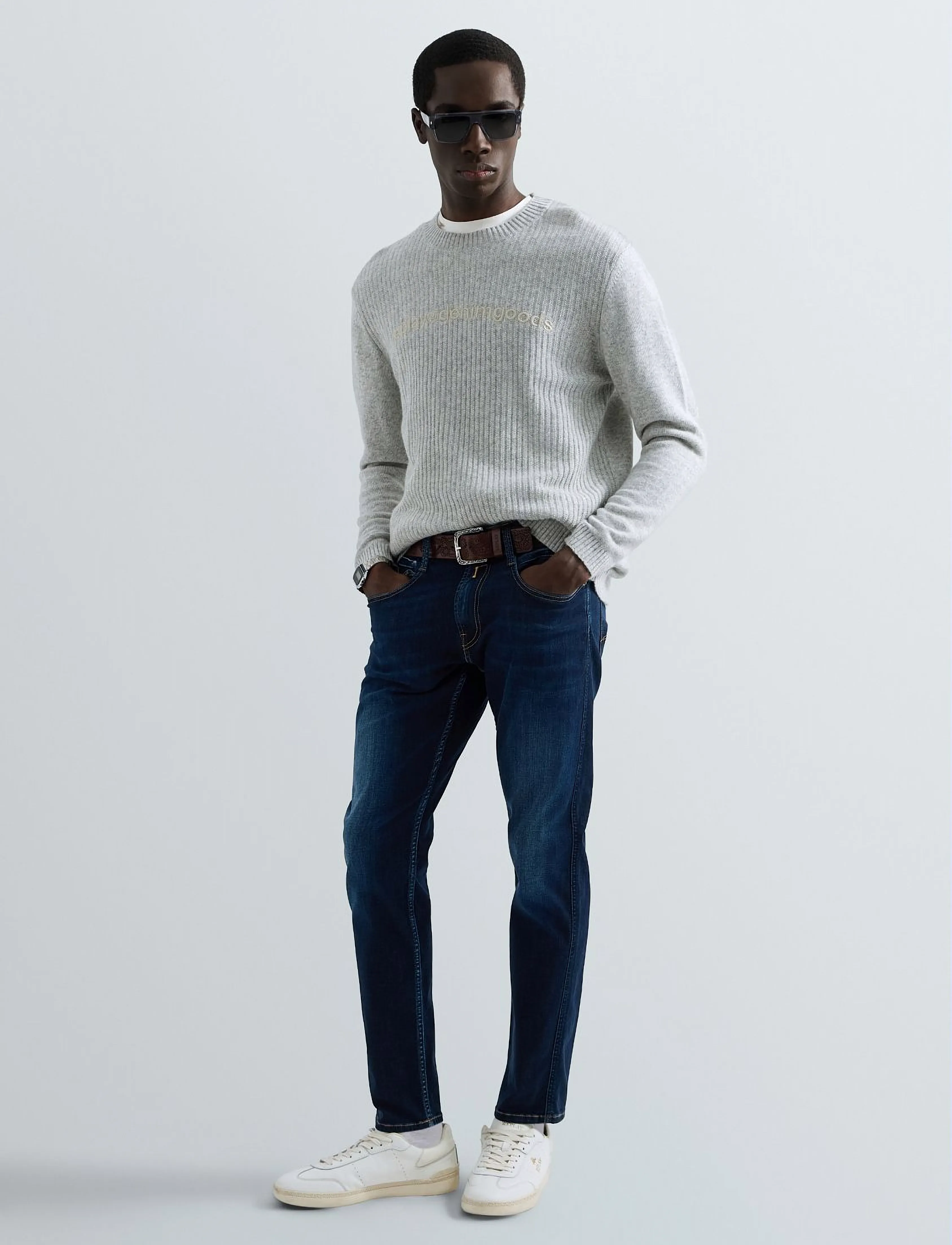Replay - ANBASS Trousers SLIM 99 Denim - slim jeans - blue - 5
