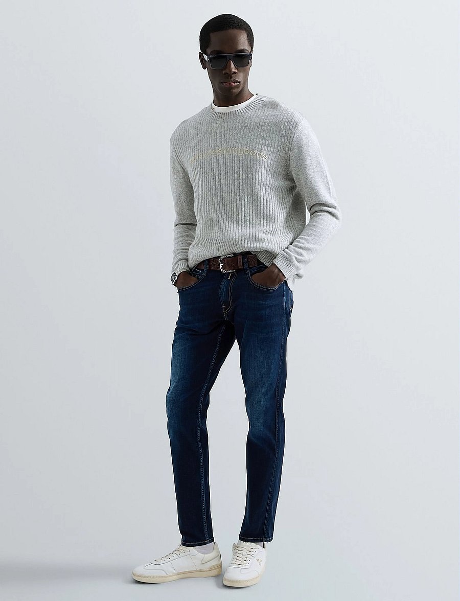 Replay - ANBASS Trousers SLIM 99 Denim - slim jeans - blue - 5