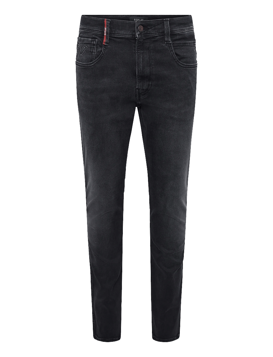 Replay - ANBASS Trousers SLIM Hyperflex - slim jeans - grey - 1